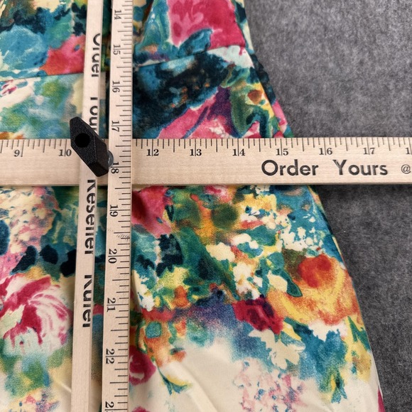 Maeve Anthropologie Dress Womens 4 Ivory Floral Sleeveless Lined Fit & Flare - Picture 6 of 12